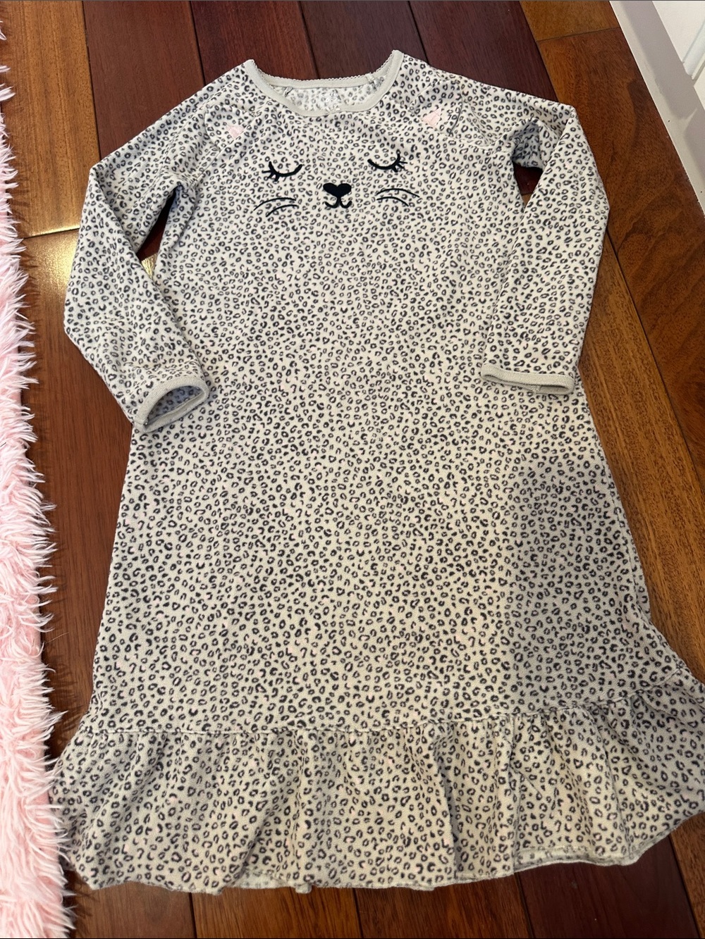Girls fleece nightgown dress